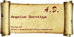 Angelus Dorottya névjegykártya